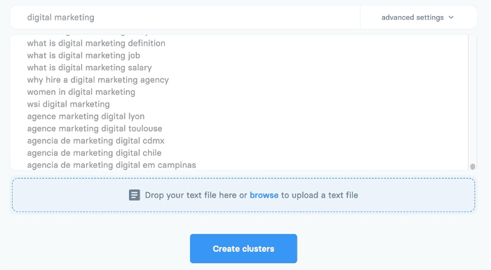 free keyword clustering tool